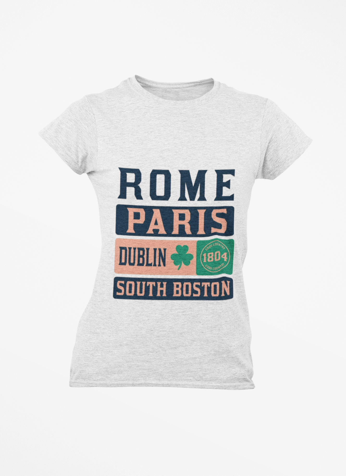 90s Retro City Tour Tee — South Boston • Paris • Dublin • Rome