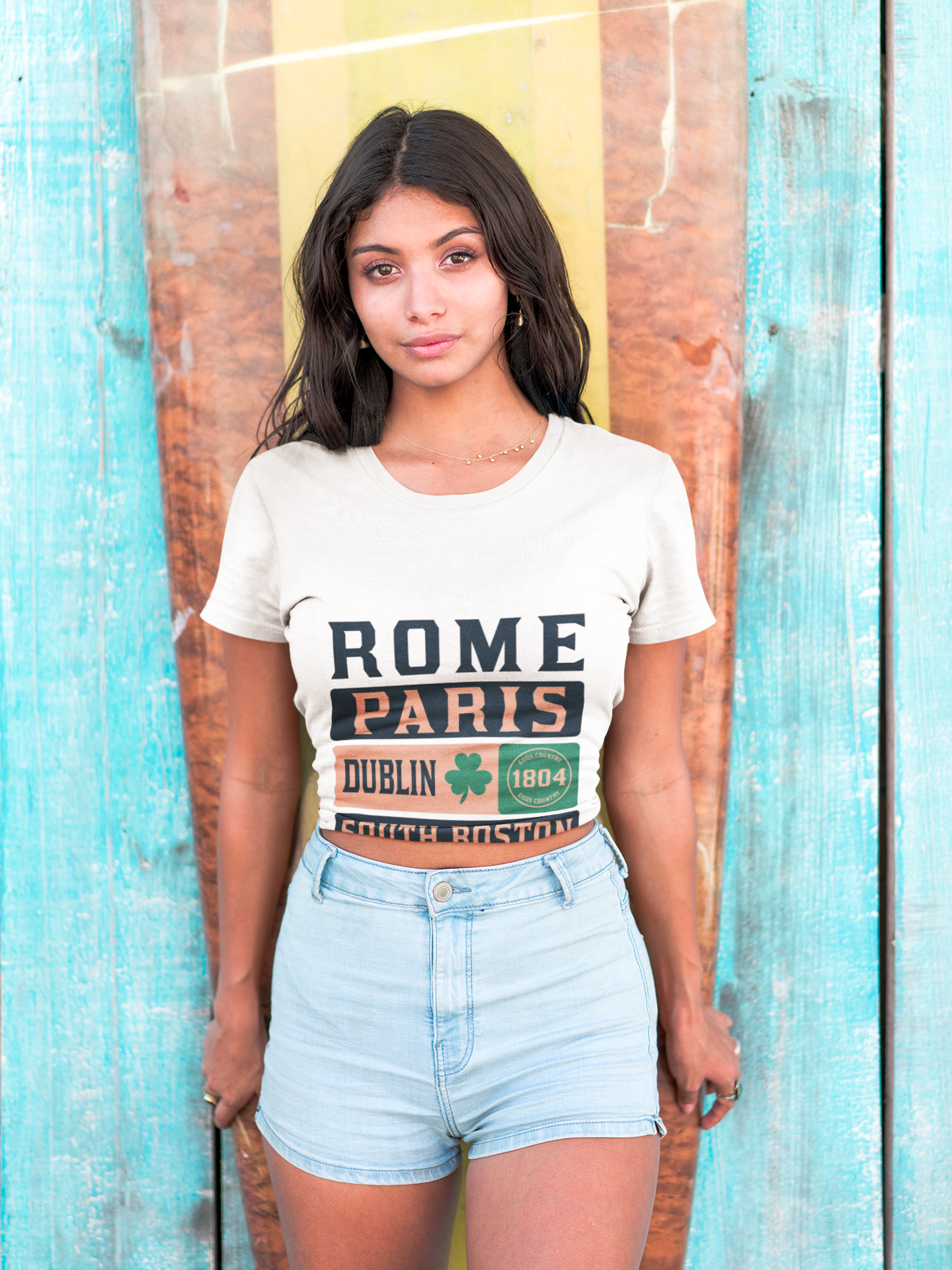 90s Retro City Tour Tee — South Boston • Paris • Dublin • Rome