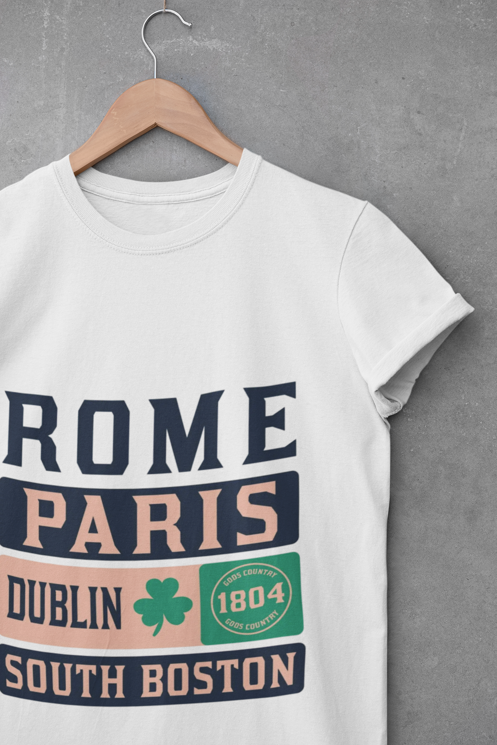 90s Retro City Tour Tee — South Boston • Paris • Dublin • Rome